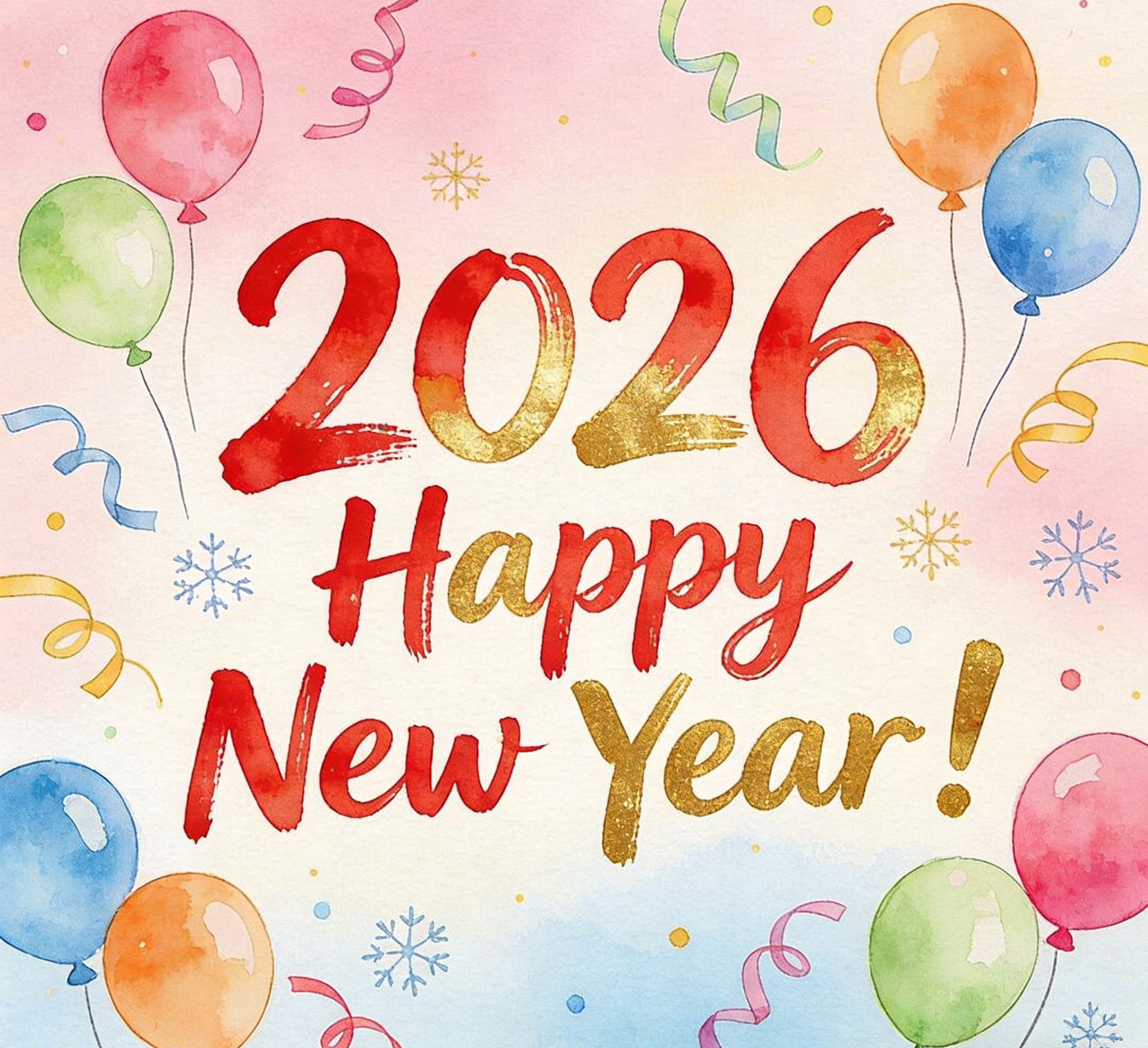 2026 Happy New Year！
